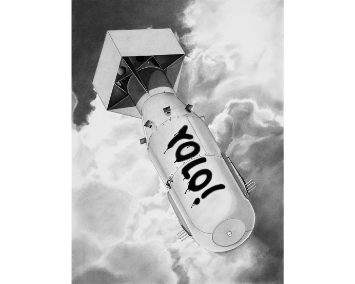 You Only Live Once © William Fort #drawing #illustration #art #bomb #yolo