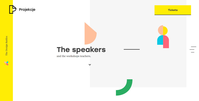 Projekcje - Awwwards SOTD