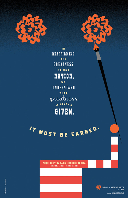 School of Visual Arts Gail Anderson #poster #typography