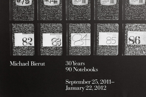 Michael Bierut Exhibition : Hamish Smyth #bierut #pentagram #poster