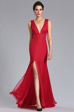 eDressit Red Sexy A-Line Bridesmaid Dress Evening Gown (00183002)