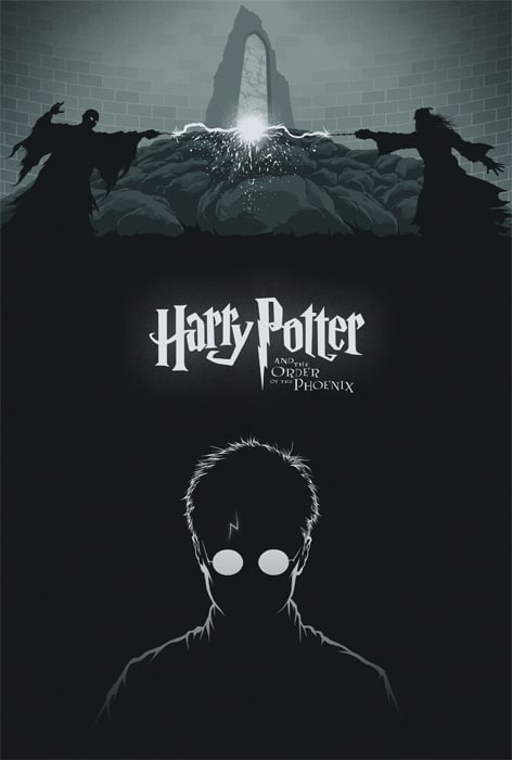 Harry Potter poster by Cameron K. Lewis.