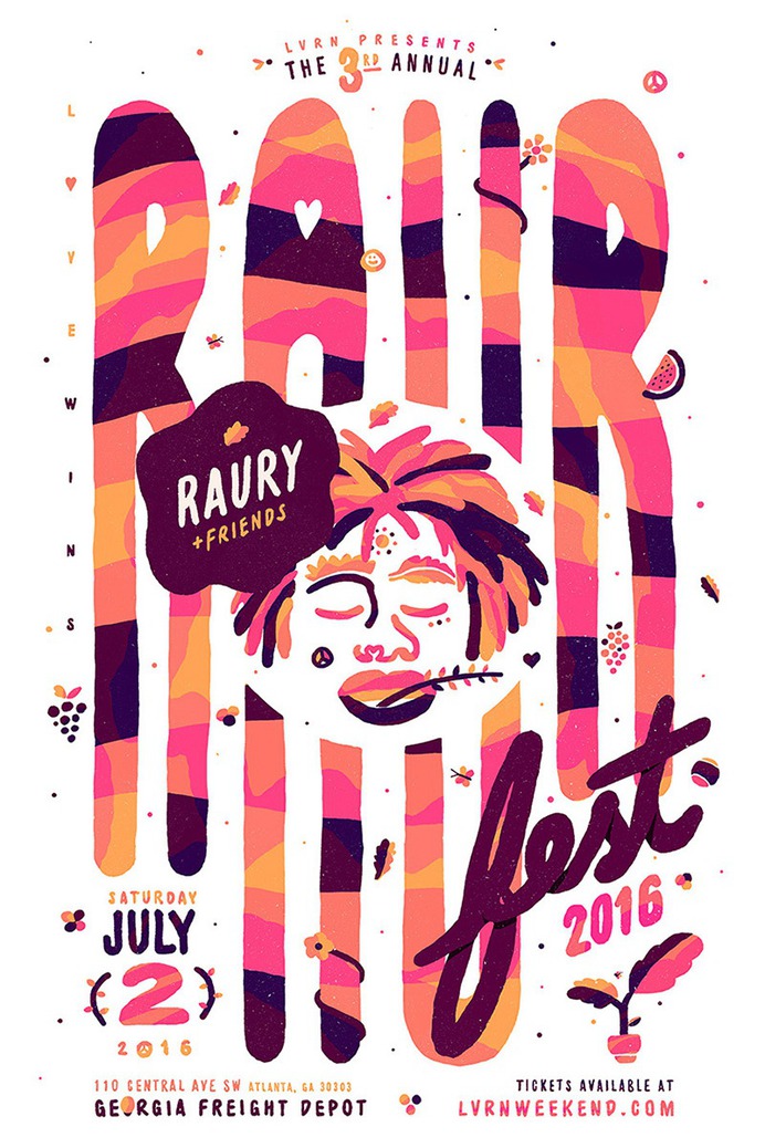 Raur Fest 2016 (Poster)
