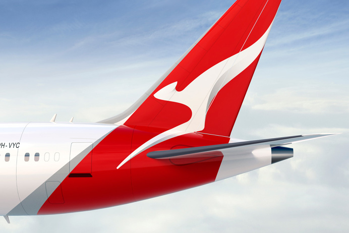New Logo, Identity, and Livery for Qantas by Houston Group