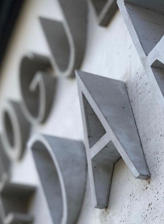 Raised Signage