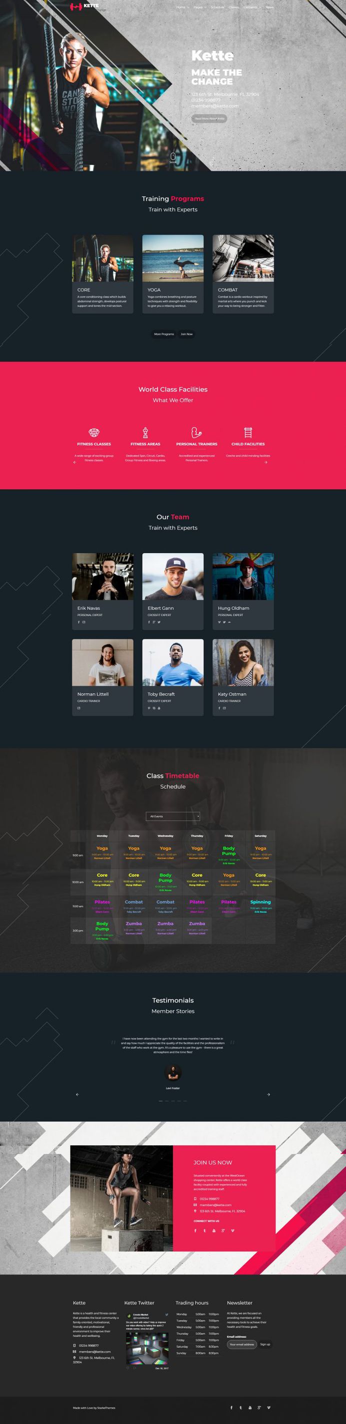 Kette – Fitness, Gym and Sport Theme