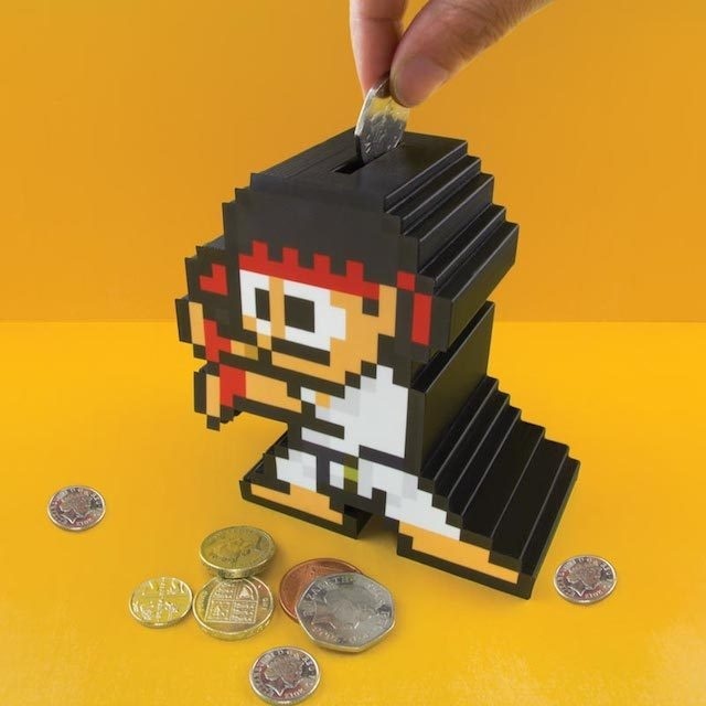 Street Fighter Ryu Money Box #tech #flow #gadget #gift #ideas #cool