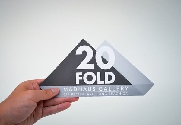 FPO: 20 FOLD Flyer/Postcard #print #invitation #typography