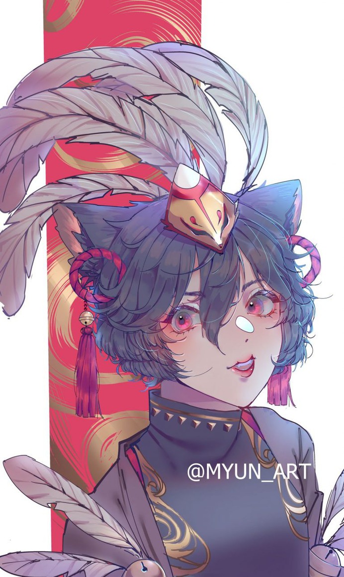 secret santa for peachhisquish on ig by Miyunn