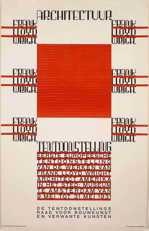 1930 book cover designed byÂ Frank Lloyd Wright, one of the iconic architect #wright #book #cover #frank #lloyd