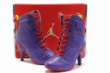 Nike Air Jordan VI 6 Heels Purple/Red #shoes