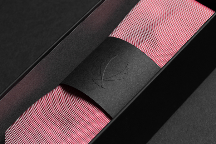Galamb tailoring brand identity design budapest hungary mindsparkle mag black dark deluxe luxury white high end packaging business card