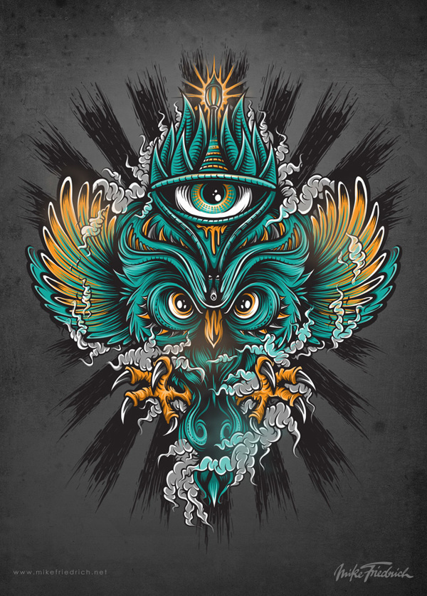 Owl Poster #colors