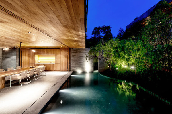 CJWHO ™ (Two Houses Become One: Wall House by...) #design #interiors #wood #photography #architecture #luxury #green