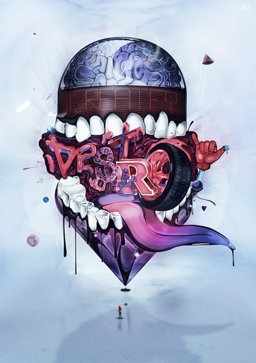 Amazing Works by Adrián Romero | TutorArt | Graphic Design Inspiration, Busniess Cards, Photo, Case Studies #romero #stylish #adrian #modelling #grunge