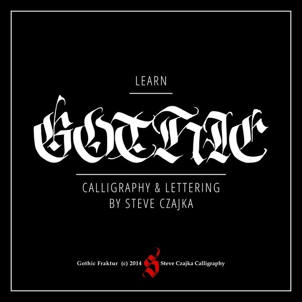 Learn Gothic Calligraphy and Lettering #calligraphy #lettering #sign #gothic #painting #type #toronto #typography