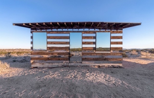 0-Lucid Stead Transparent Cabin by Phillip K Smith III #cabin