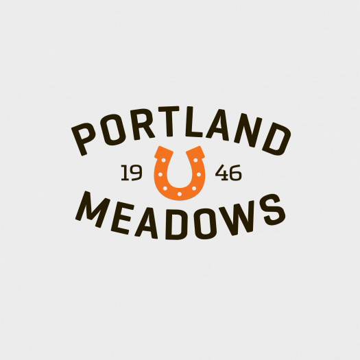 Portland Meadows: Brand ID, Collateral & Print Ads / The Official Manufacturing Company #logo #portfland