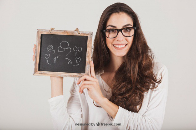 Slate mockup design with happy woman Free Psd. See more inspiration related to Mockup, Business, Design, Template, Woman, Blackboard, Happy, Web, Website, Sign, Mock up, Message, Website template, Business woman, Female, Young, Notice, Mockups, Up, Businesswoman, Web template, Realistic, Placard, Slate, Real, Mock ups, Mock, Ups and Noticeboard on Freepik.