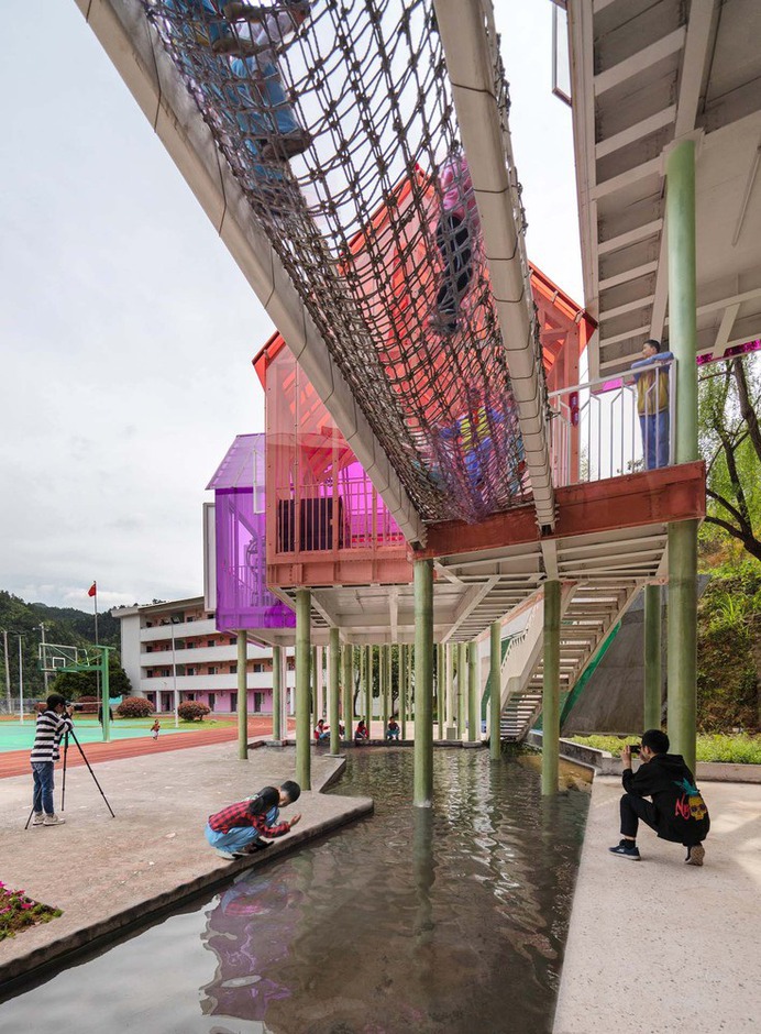 Fuwen Primary School Reconstruction / The Design Institute of Landscape and Architecture China Academy of Art + Wangwei studio,© Wei Wang