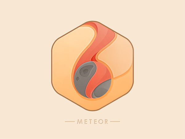 Meteor #dribbble