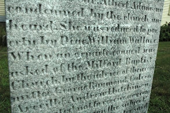 Caroline Cutter Headstone – Milford, New Hampshire - Atlas Obscura