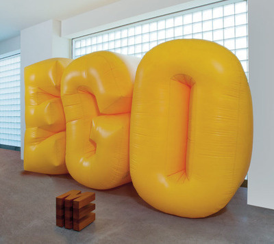 by nancy dwyer #letters #ego #balloon #art #instalation