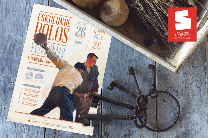 selected bilbao 2019, diseño cartel, romería kuartango, eskolunbe kuartango, diseño gráfico Araba, beatriz sancho