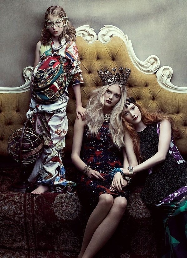 Artistic fashion story – "Your Majesty" in Flare Magazine #fashion #artistic #story #art