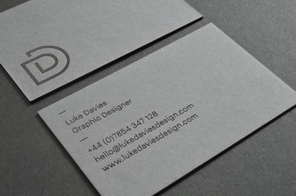 by Luke Davies #card #stamp #identity #tipography