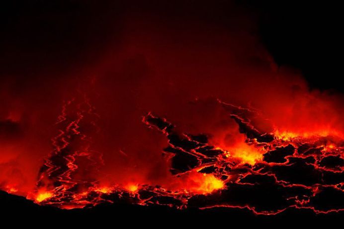 Photographer Ulla Lohmann Lowers Herself Into Active Volcanoes