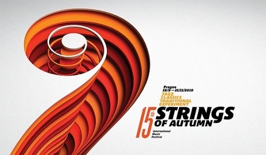 Strings of Autumn 2010 - visual identity & campaign on the Behance Network #design #branding #poster