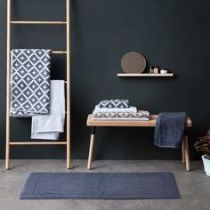 Bathroom Textiles in Soft Cotton by Framsohn Frottier designed in Austria #MONOQI