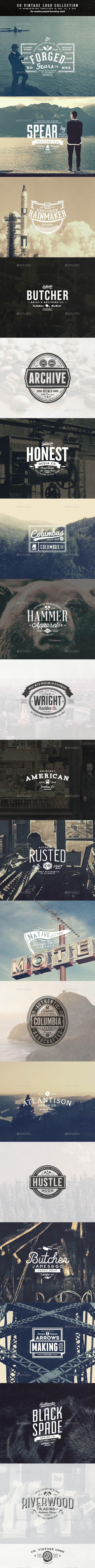 Co Vintage Logo Collection - Badges & Stickers Web Elements #logo #badge