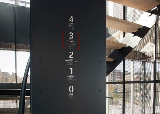Bota Bota, spa sur l'eau on the Behance Network #interior #signage #design #industrial