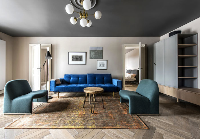 Apartment that Nails the Modern Classic Look - InteriorZine