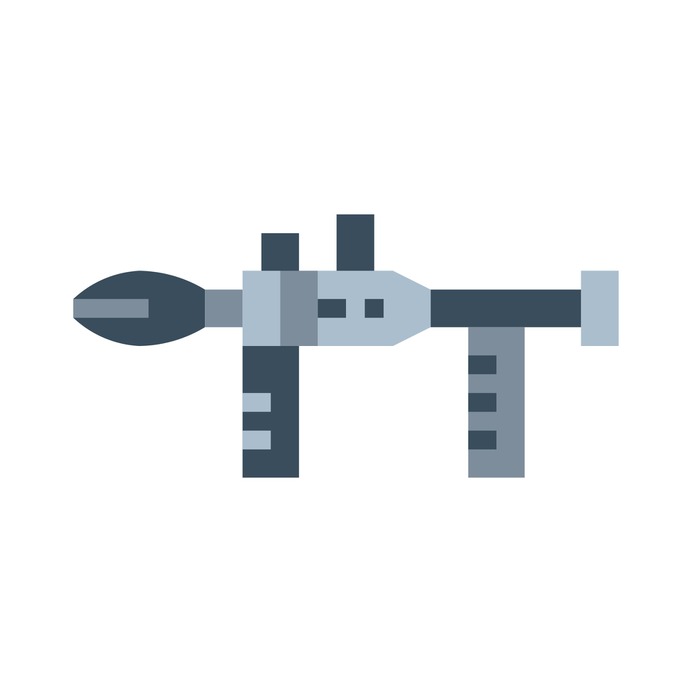 See more icon inspiration related to bazooka, grenades, launchers, miscellaneous, launcher, army, arms, weapons and weapon on Flaticon.