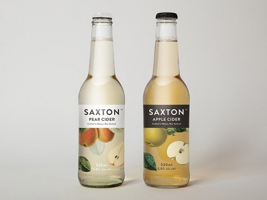 Saxton Cider | Packaging of the World: Creative Package Design Archive and Gallery #cider #saxton