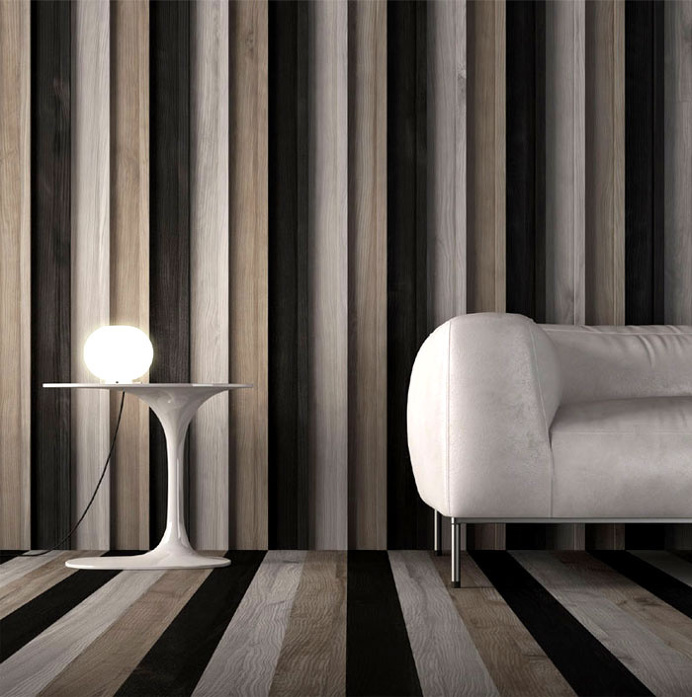 Floor Communicates with Walls at Cora Parquet New Collection - interior flooring, floor design, rugs, carpets, flooring