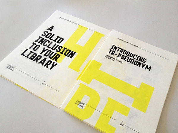 Tim Ruxton Self Promo Type Specimen Poster #screen #printing #poster #typography