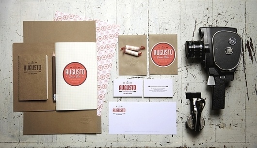 Augusto rebrand on the Behance Network #logo #print #card #business