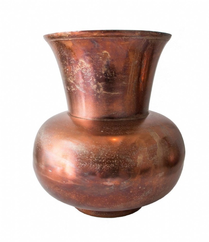 Small Copper Bell Vase