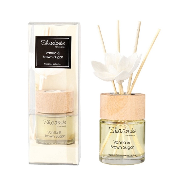 Fragrant Solar Flower Diffuser Vanilla & Brown Sugar, 40 ml