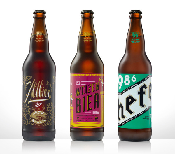 30 for 30 beer label design for Widmer Brother Brewing #beer #weizenbier #tim #weakland #30beersfor30years #brothers #widmer #1985