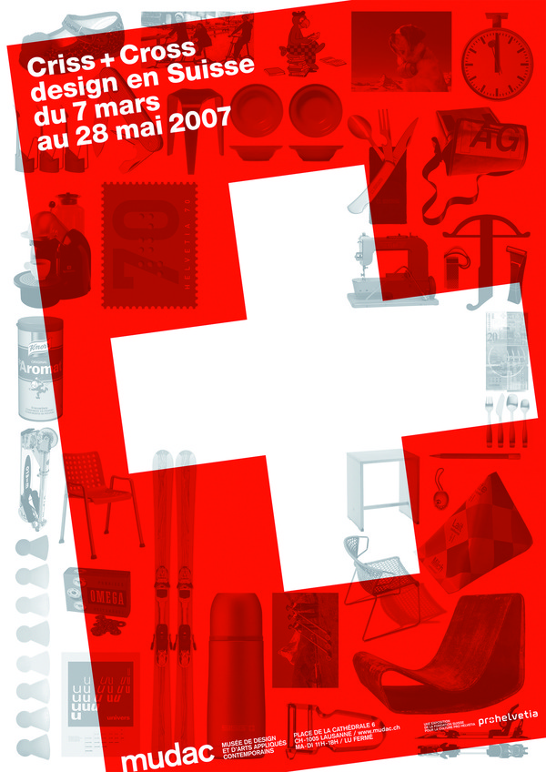Flavia Cocchi — Mudac, museum design and contemporary applied arts  Lausanne (2007) #swiss #poster