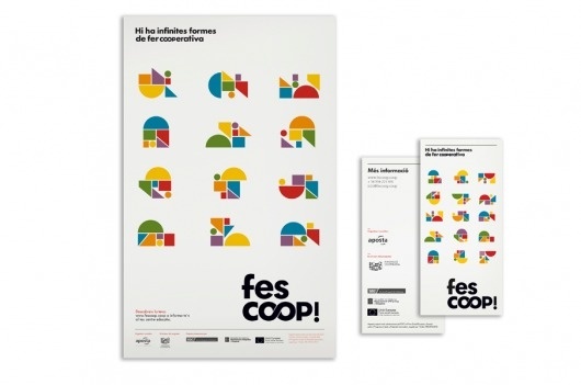 Esteve Padilla ➽ ohhh.ws #catalunya #cooperative #coop #fes #color #shape #logo