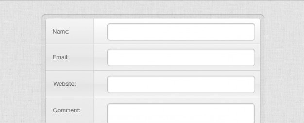 Grey comment form psd Free Psd. See more inspiration related to Button, Form, Psd, Grey, Comment, Horizontal, Input and Textarea on Freepik.