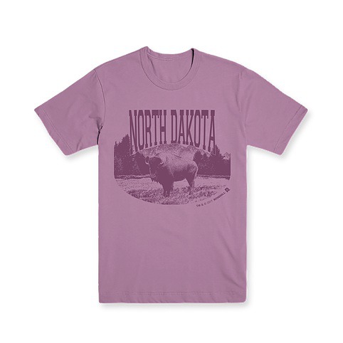 T-shirt Design #T-shirt #tshirt #shirtgraphic #band #vintage #animal #buffalo #north #dakota #illustration