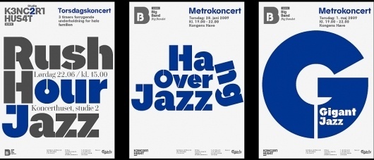 DR Koncerthuset - Name Development, Brand Structure, Visual Identity & Print Campaign #posters #typography
