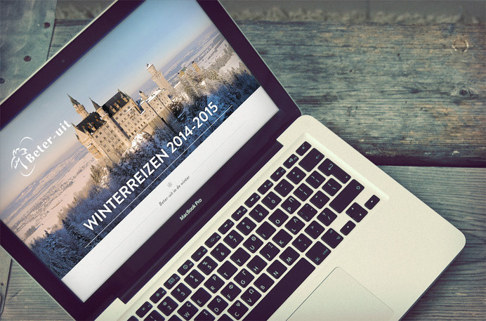 Beter-uit winterreizen online | design by The Ad Agency, www.theadagency.nl | #desgn #graphic #website #webdesign #webdevelopment